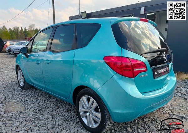 Opel Meriva cena 21500 przebieg: 202452, rok produkcji 2010 z Jeziorany małe 742